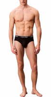 Black Recycled Polyester Briefs 5