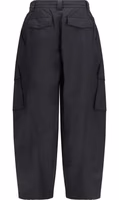 Black Cotton Cargo Pants 2