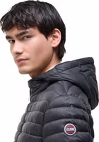 Black Polyamide Full-Length Jacket 2