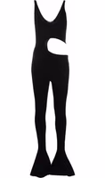 Black Viscose Jumpsuit 1