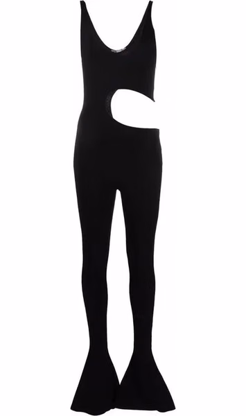 Black Viscose Jumpsuit