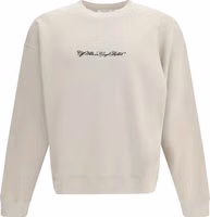 Beige Cotton Sweatshirt 1