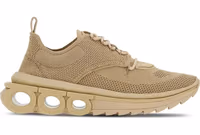 Beige Fabric Athletic Sneakers 1