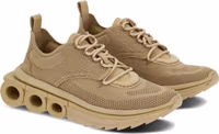 Beige Fabric Athletic Sneakers 2