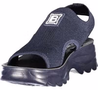 Blue Polyester Women Sandal 3