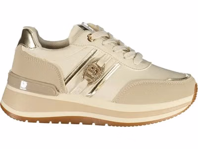 Beige Polyurethane Women Sneaker