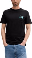 Black Recycled Cotton T-Shirt 1