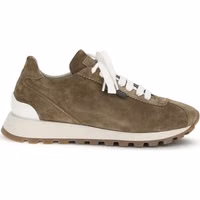Brown Calf Leather Bos Taurus Platform Sneakers 1
