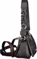 Black Polyurethane Women's Bag 3