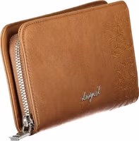 Marrone Polyurethane Women Wallet 3