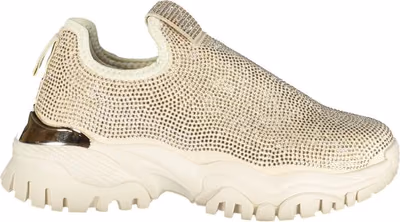 Beige Polyurethane Women Sneaker