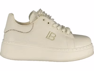 Bianco Polyurethane Women Sneaker