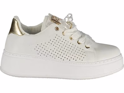 Bianco Polyurethane Women Sneaker