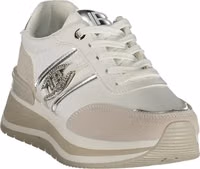 White Polyurethane Women Sneaker 2