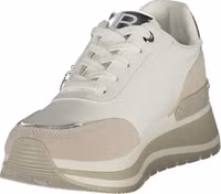 White Polyurethane Women Sneaker 3