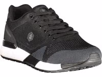 Black Polyester Men Sneaker 2