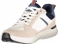 White Polyester Men's Sneaker 3