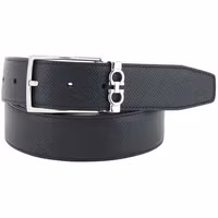 Black Calf Leather Bos Taurus Belt 2
