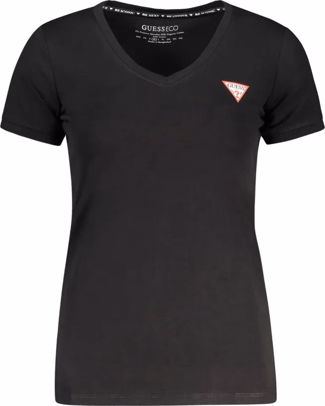 Black Cotton Women's T-Shirt