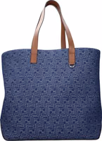 Blue Fabric Shoulder Bag 1
