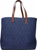 Blue Fabric Shoulder Bag 3