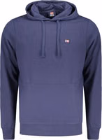 Blue Cotton Men's Hoodie 1