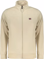 Beige Cotton Men Sweatshirt 1