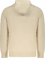 Beige Cotton Men's Hooded Sweatshirt 2