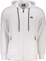 White Cotton Men's Sweatshirt Hoodie 1