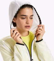 White Polyamide Shell Jacket 5