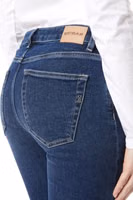 Blue Cotton Slim Fit Jeans 4