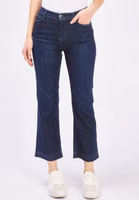 Blue Cotton Flared Jeans 1
