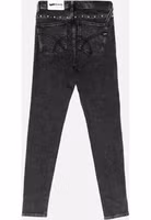 Gray Cotton Skinny Jeans 2