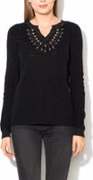 Black Marabou Sweatshirt 1