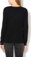 Black Marabou Sweatshirt 2