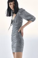 Bicolor Cotton Casual Dress 1