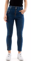 Multicolor Cotton High-Waisted Jean 1