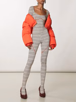 Bicolor Polyamide Leggings 1