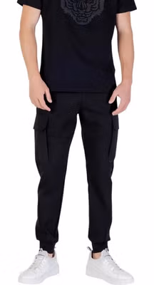 Black Cotton Joggers (Workout Pants)