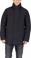 Black Polyester Parka 1