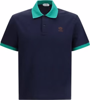 Blue Cotton Polo Shirt 1