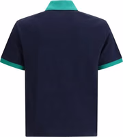 Blue Cotton Polo Shirt 2