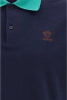 Blue Cotton Polo Shirt 3