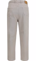 Beige Cotton Casual Pants 2