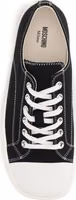 Black Cotton Low Top Sneakers 4
