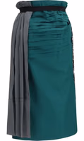 Multicolor Silk Midi Skirt 2