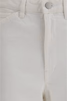 White Cotton Casual Pants 3