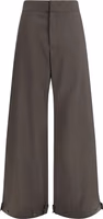 Gray Cotton Casual Pants 1