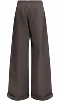Gray Cotton Casual Pants 2