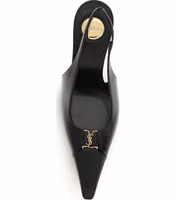 Black Calf Leather Bos Taurus High Heel Pumps 4